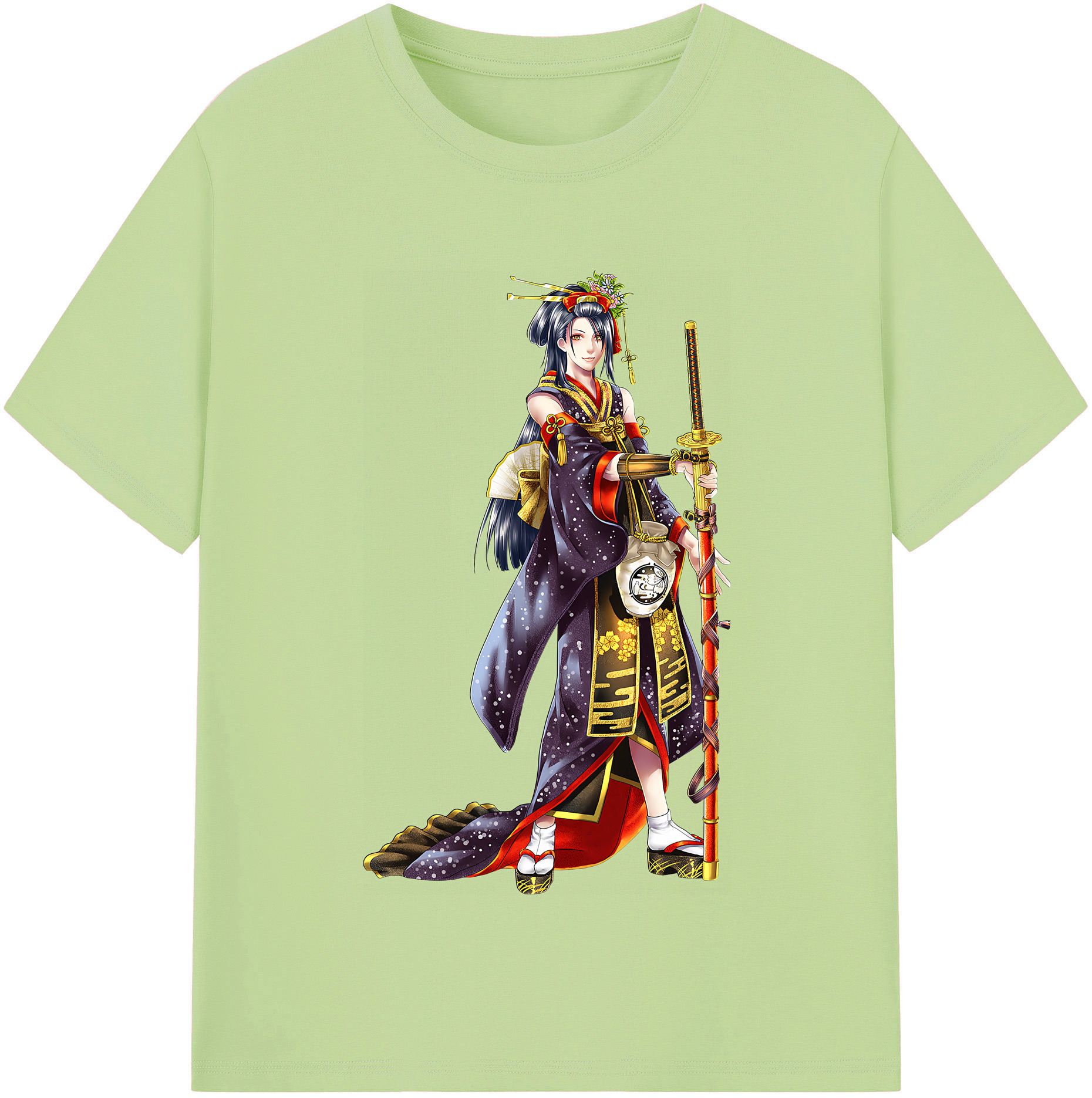 （画像用） 刀剣乱舞 Touken Ranbu 綿100％半袖Tシャツ（フロントプリント）